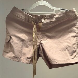 Women's Casual Tan Cargo Shorts